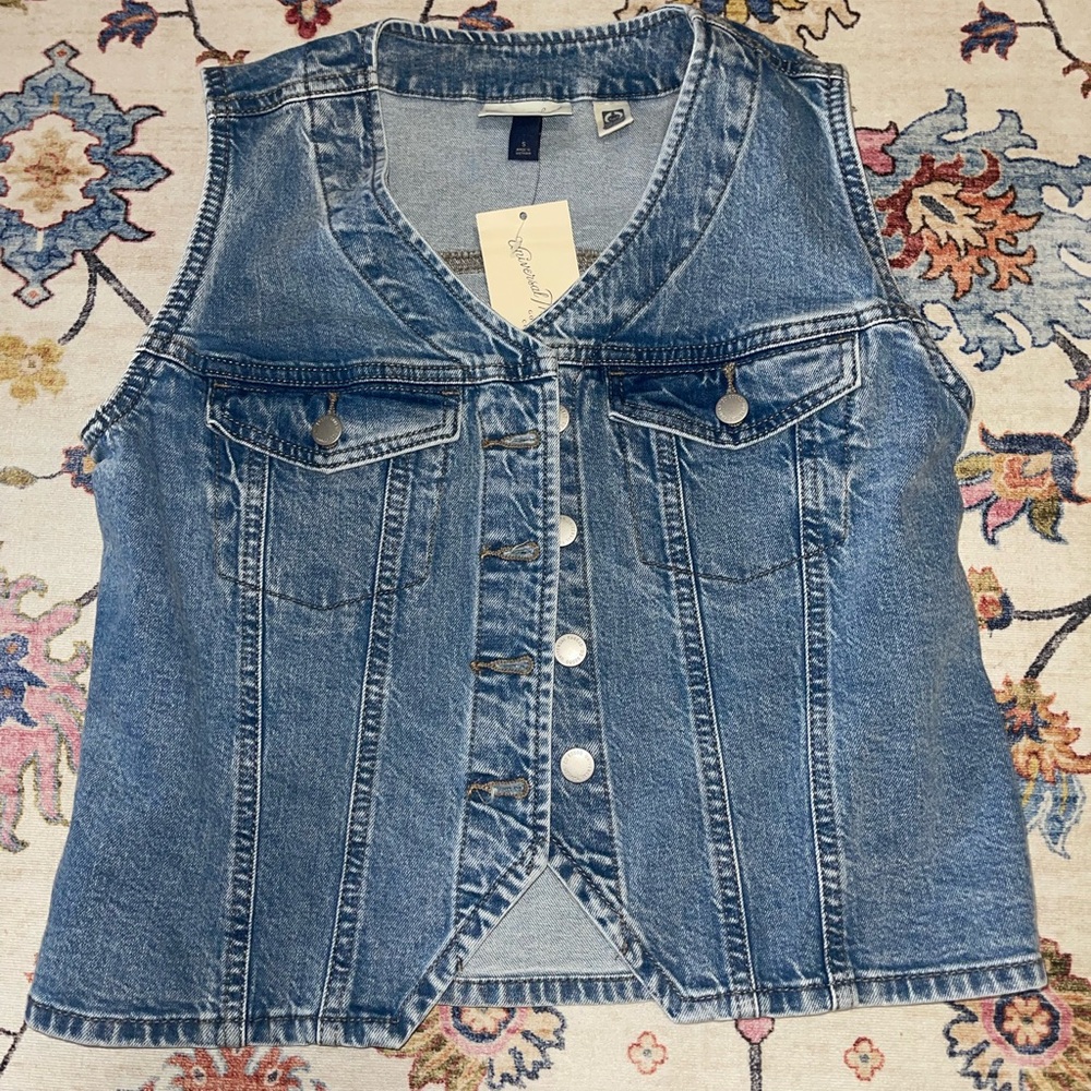 Universal Thread Blue Denim Vest